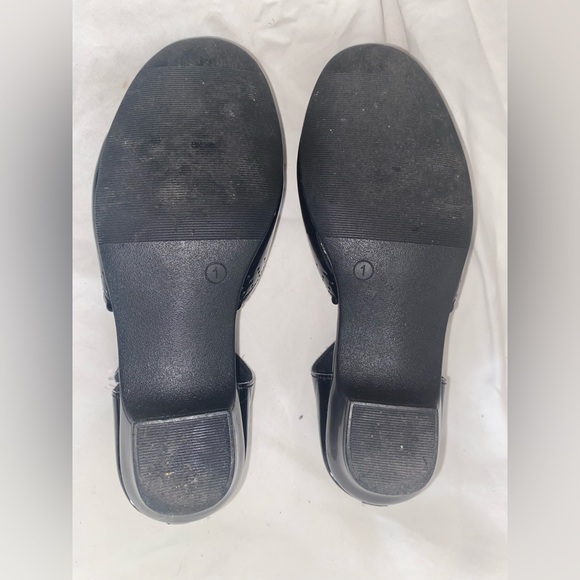 Shoes Black Patent Leather Rachel Buckle Sparkle Glitter Daisies Girls 1 - Picture 10 of 10